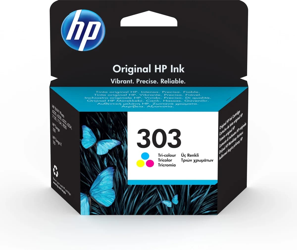 HP 303 TRI-COLOUR INK CARTRIDGE
