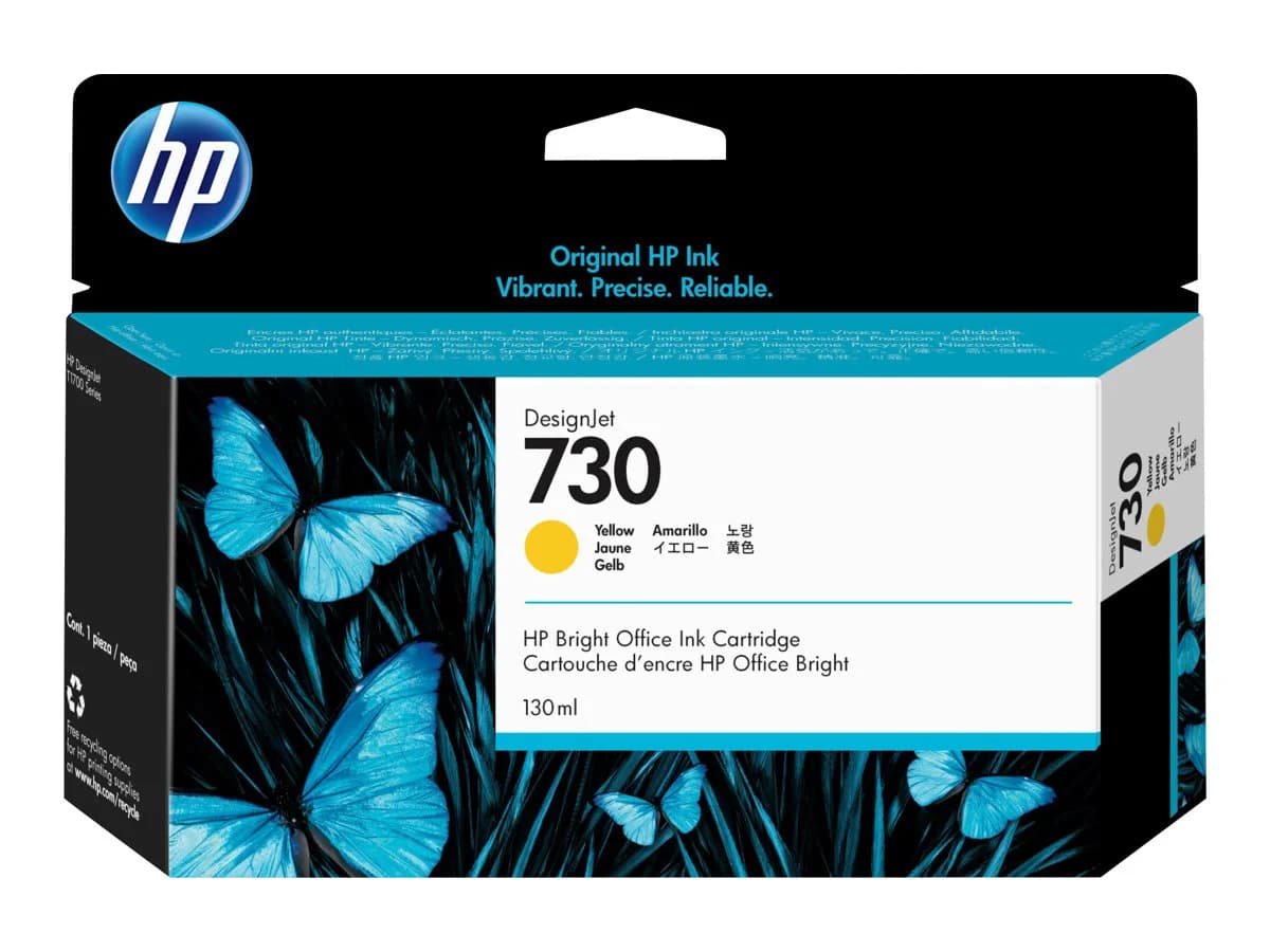 Tinteiro HP 730 Yellow P2V64A