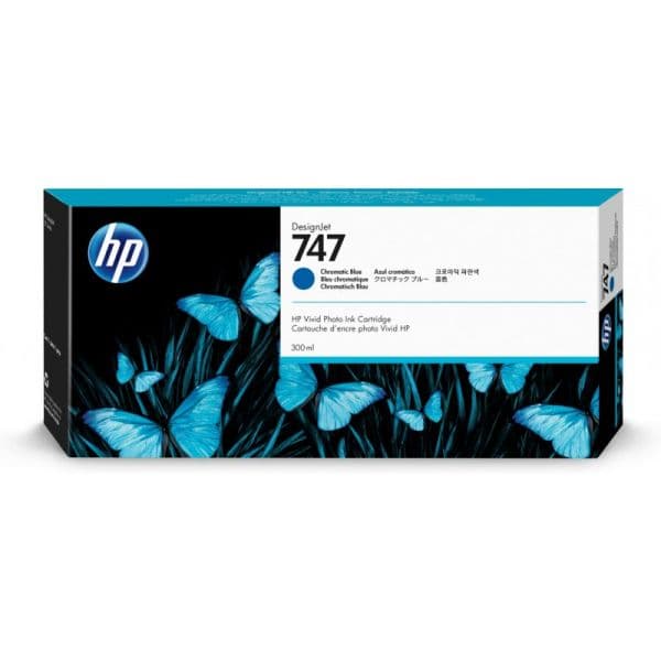 Tinteiro HP 747 300ml Chromatic Blue - P2V85A
