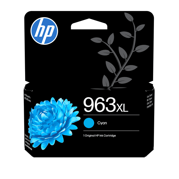 TINTEIRO HP 963XL HIGH YIELD CYAN ORIGINAL INK CARTRIDGE