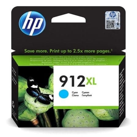 Tinteiro Original HP nº912 XL Alta Capacidade / Ciano