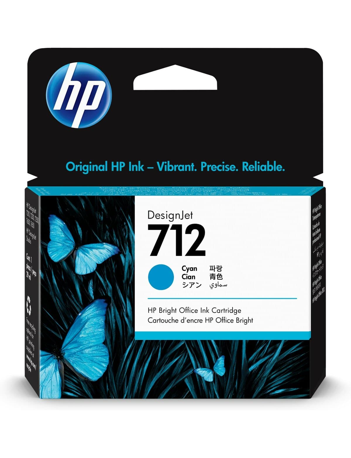 Tinteiro HP 712 Cyan- 3ED67A