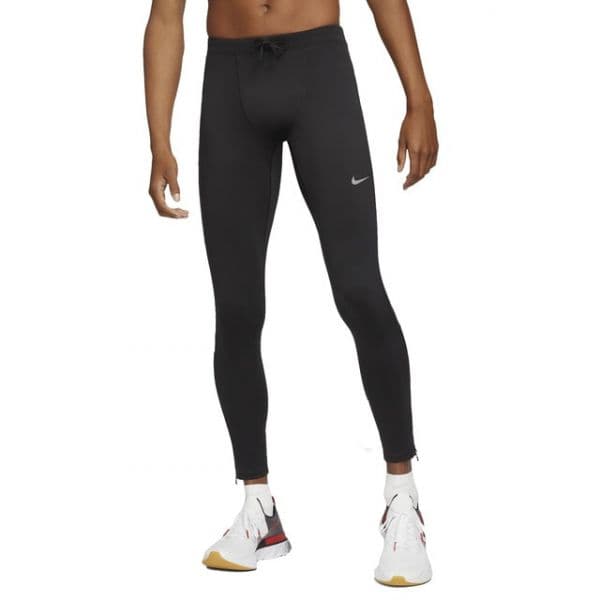 Nike Calças de malha Dri-FIT Essential Preto / Cinzento XL