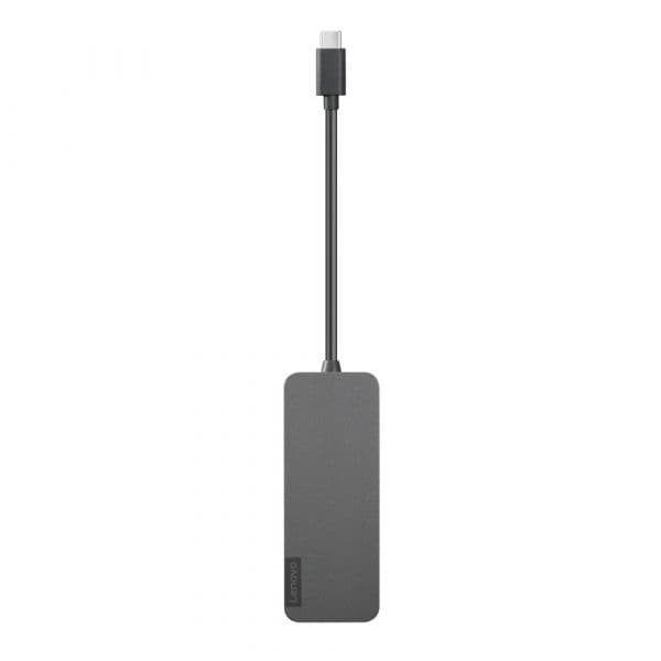 Lenovo USB-C Hub 4 Portas USB-A 3.0 Cinzento