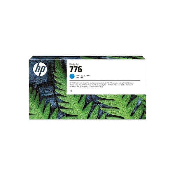 Tinteiro HP 776 1L Cyan Ink Cartridge