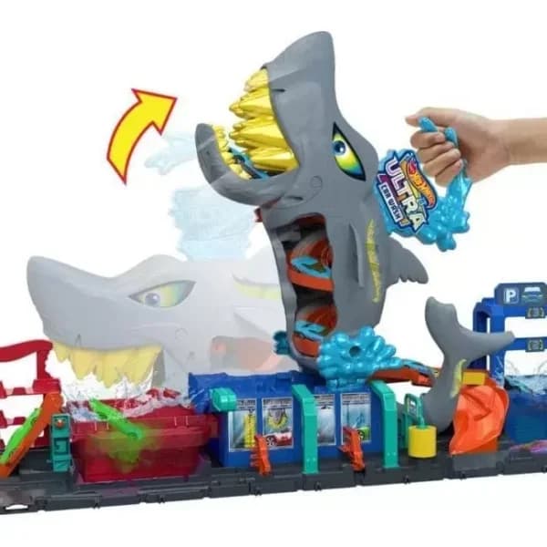 Hot Wheels City Shark Car Wash