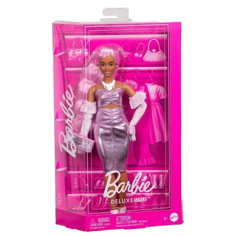Barbie Boneca Deluxe Style Nº1 Vestido Barbiecore Mattel