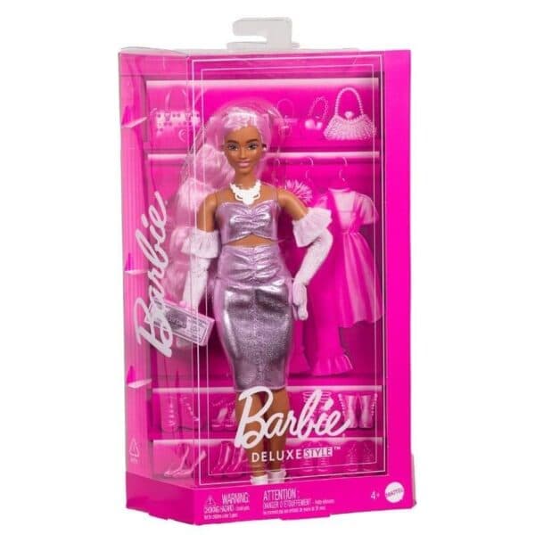 Barbie Boneca Deluxe Style Nº1 Vestido Barbiecore Mattel