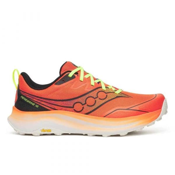 Saucony Sapatilhas de Trail Running Peregrine 16 Fire / Black 42 1/2