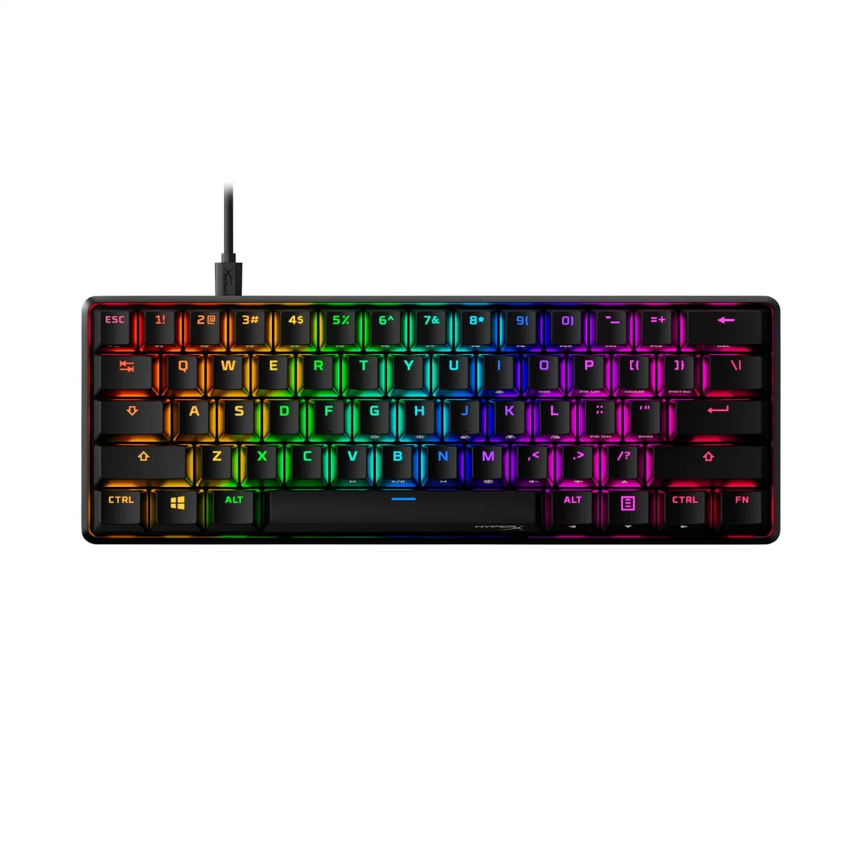HyperX Teclado Mecânico Alloy Origins 60 RGB US Red Switches - 4P5N4AA