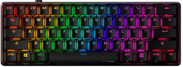 HyperX Teclado Mecânico Alloy Origins 60 RGB US Red Switches - 4P5N4AA
