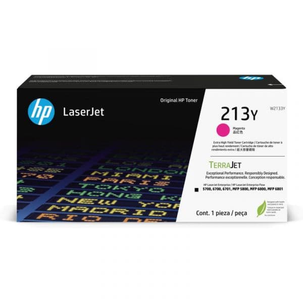 HP 213Y LaserJet Original Magenta de Rendimento Extra Elevado