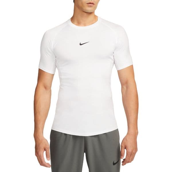 Nike T-shirt M Np Df Tight Top Ss fb7932-100 XL Branco