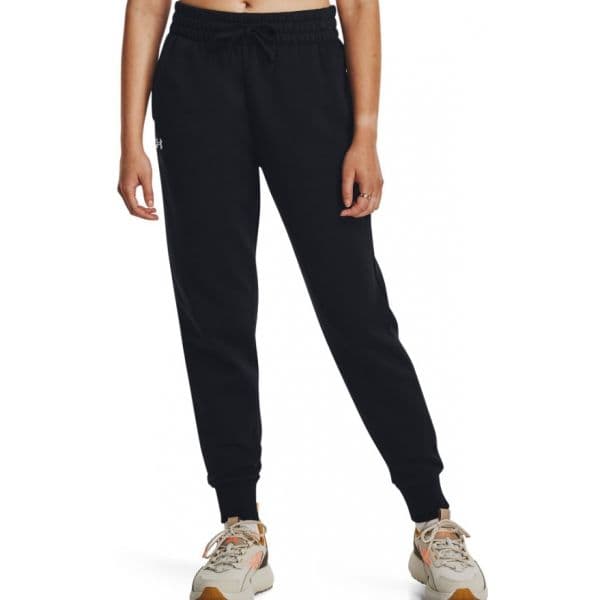 Under Armour Calças Mulher Ua Rival Fleece Jogger-blk 1379438-001 M Preto