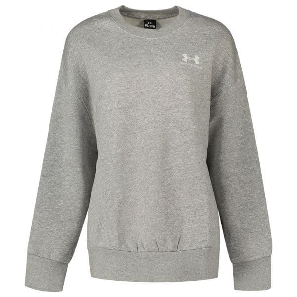 Under Armour Essential Fleece Os Crew Sweatshirt Cinzento S Mulher