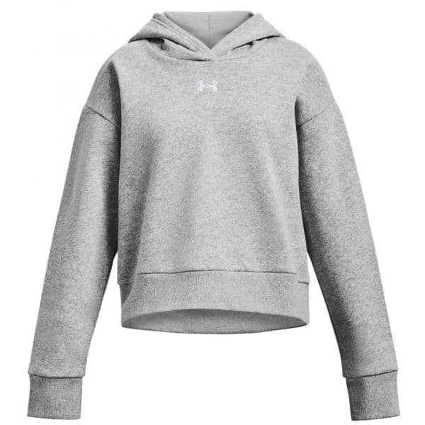 Under Armour Sweatshirt com Capuz Rival Fleece Crop Hoodie-gry 1379517-012 Ylg Cinzento