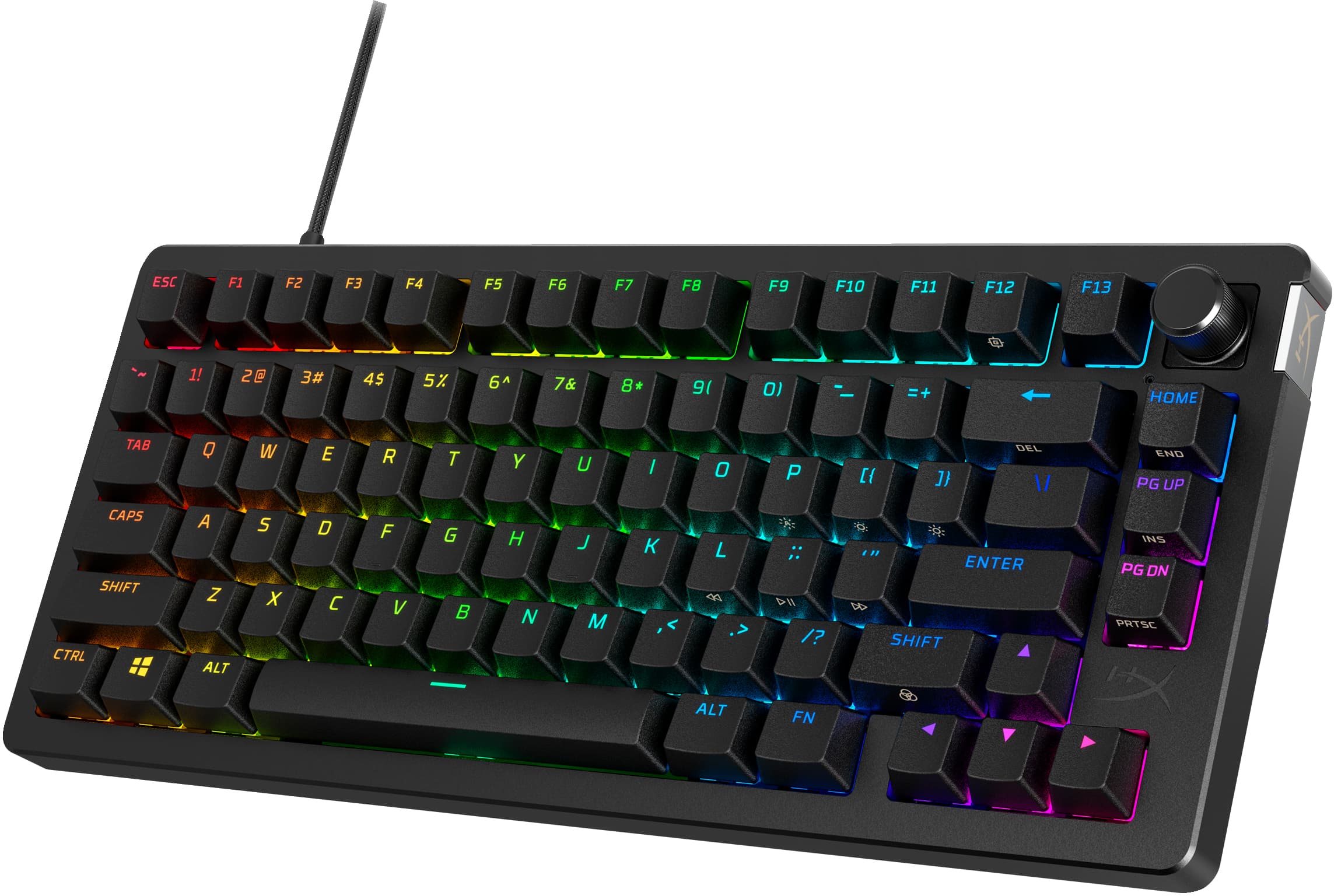 HP HyperX Alloy Rise 75 Gaming Linear Switches US Preto