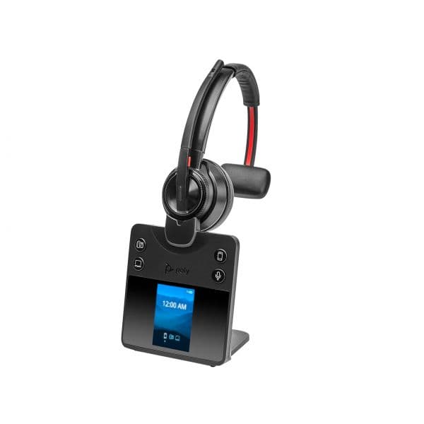 HP Savi 8410 Office Monaural DECT Wireless Bluetooth com Charging Station Black