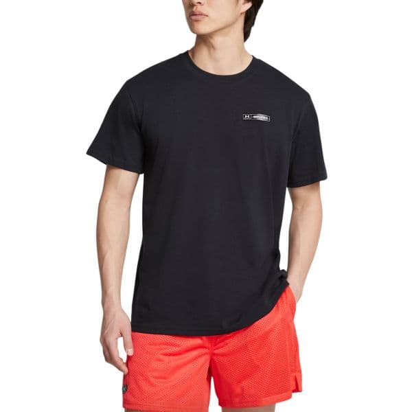 Under Armour T-shirt Under Hw Armour Label Ss 1382831-001 XL Preto
