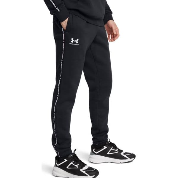 Under Armour Calças Icon Fleece Jgr Taping-blk 1389358-001 L Preto