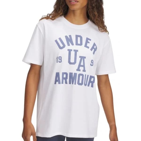 Under Armour T-shirt Ua Hwt os Collegiate Ss 1389749-100 L Branco