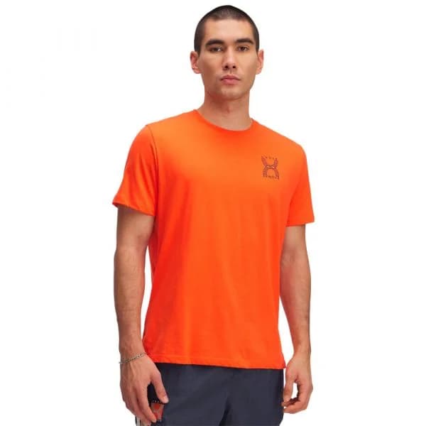 Under Armour Run 96 T-shirt 1389823-847 M Laranja