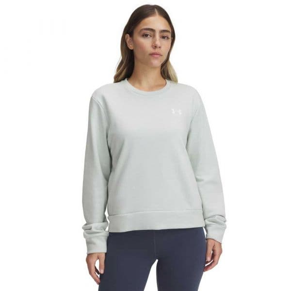 Under Armour Sweatshirt Ua Rival Terry Crew 1389659-377 L Verde