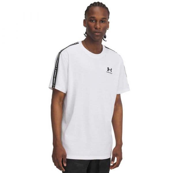 Under Armour T-shirt Icon Hwt Tee Taping 1390300-100 Xxl Branco