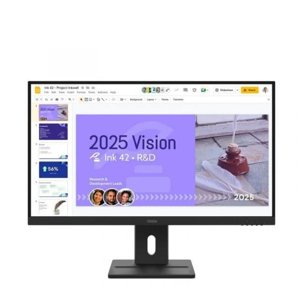 Monitor Lenovo ThinkVision E27Q-40 27" QuadHD 100Hz 6ms IPS com Altura Ajustável e Altifalantes