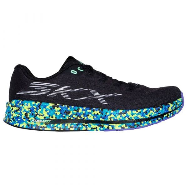 Skechers Sapatilhas de Running Go Razor 5 Black Textile / Multi Trim 41