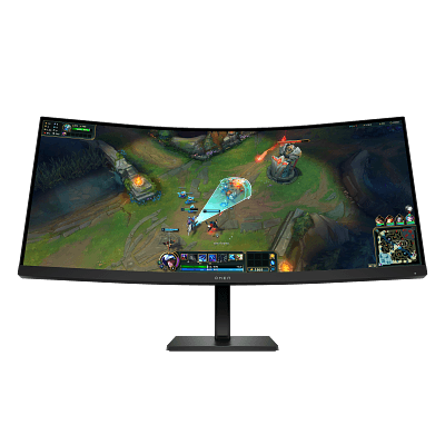 Monitor HP 34" OMEN 34c G2 WQHD 180Hz 1ms HDMI DP Curvo