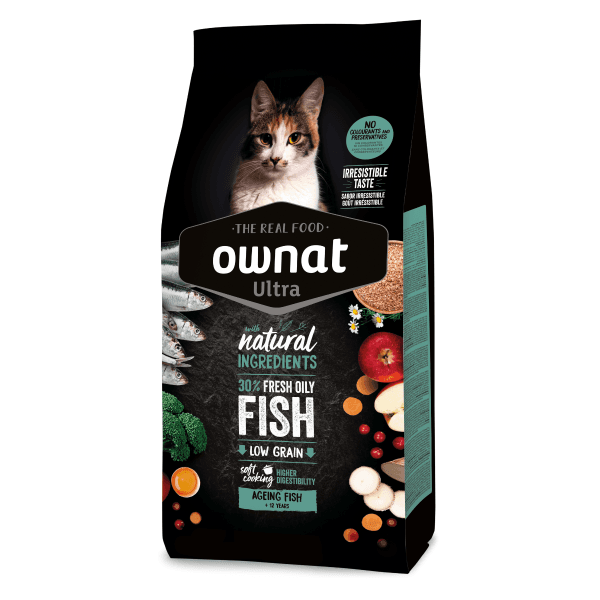 Ownat Ultra Gato Ageing Fish (+12 anos) 3 kg