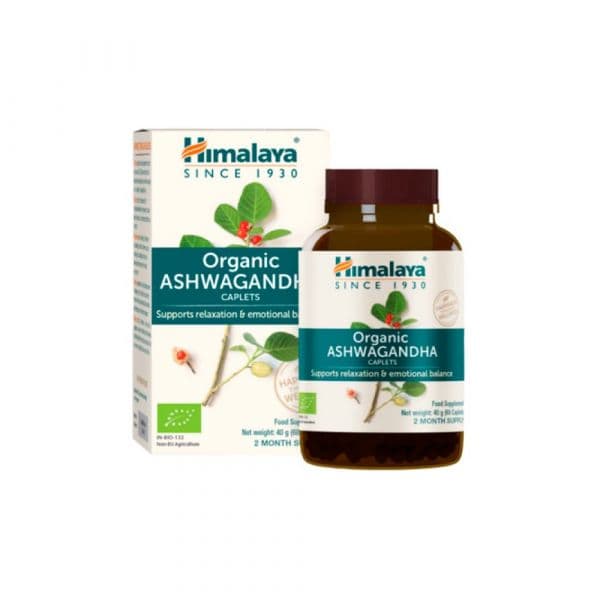 Himalaya Herbals Ashwagandha Orgânica 60 Cápsulas