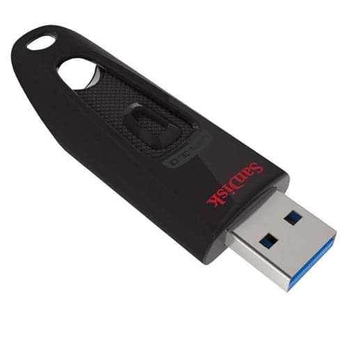 SanDisk 64GB Ultra USB 3.0 Black - SDCZ48-064G-U46