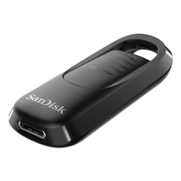SanDisk 64GB Ultra Slider USB-C 3.2 Gen 1 Preto