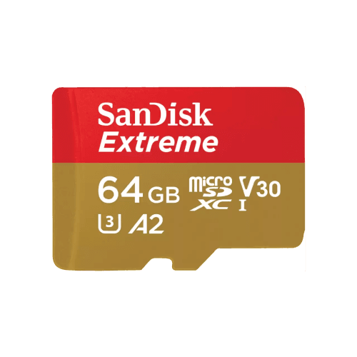 SanDisk 64GB Micro SDXC Extreme U3 V30 A2