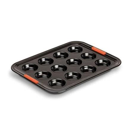 Le Creuset Forma 12 Mini Cupcakes Preto