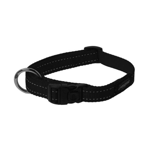 Rogz Coleira Cão Utility Reflectora M Preto
