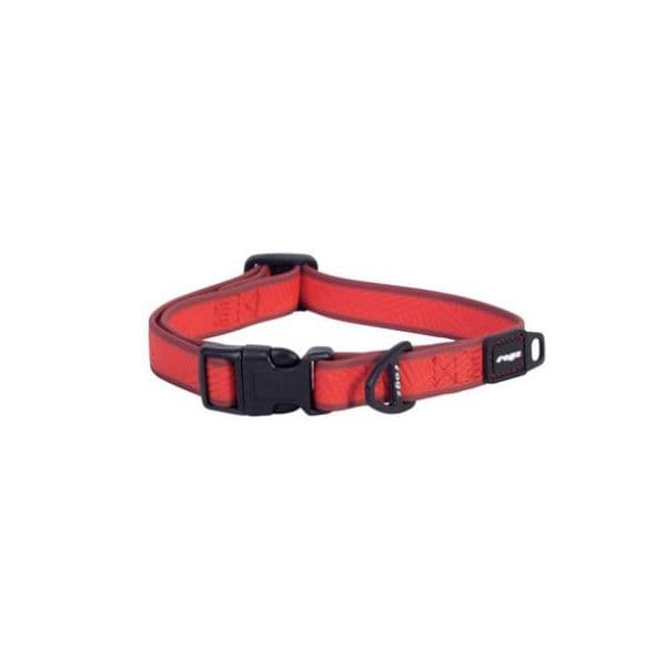 Rogz Coleira Hipoalergénica Amphibian Classic Vermelho L