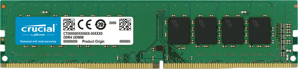 Memória RAM Crucial 32GB DDR4 3200 MT/s UDIMM 288pin CL19 - CT32G4DFD832A