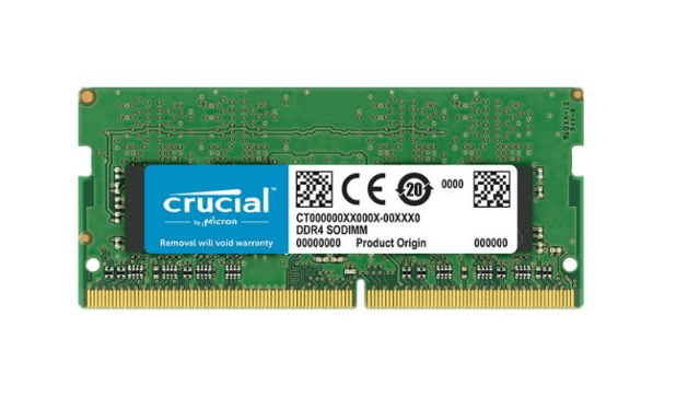 Memória RAM Crucial 8GB DDR4 3200MHz Sodimm 260pin - CT8G4SFRA32A