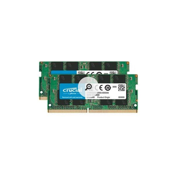 Memória RAM Crucial 32GB DDR4 3200MHz 16GBx2 Sodimm 260pin - CT2K16G4SFRA32A