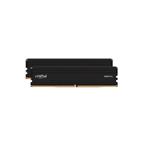 Memória RAM Crucial 32GB Pro (2x16GB) DDR5 5600mhz CL46 Black