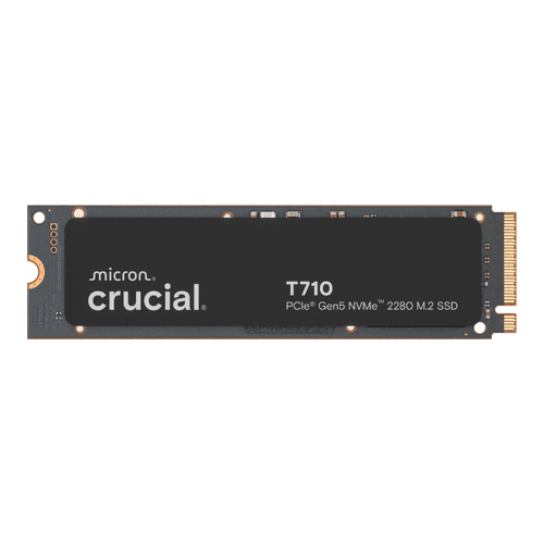 SSD Crucial M.2 2280 T710 NVMe 1TB PCIe Gen5 Encrypted CT1000T710SSD8