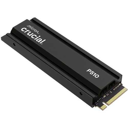 SSD Crucial 2TB P510 M.2 PCIe 5.0 NVMe com Dissipador de Calor Integrado