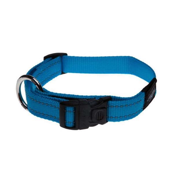 Rogz Coleira Cão Utility Reflectora L Azul Claro