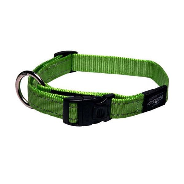 Rogz Coleira Cão Utility Reflectora M Verde
