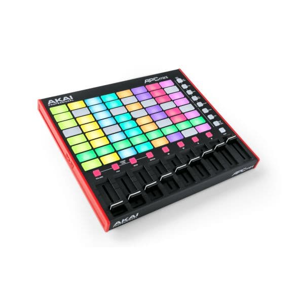 Akai Controlador DAW APC mini MK2 para Ableton Live com Pads RGB e 9 Faders