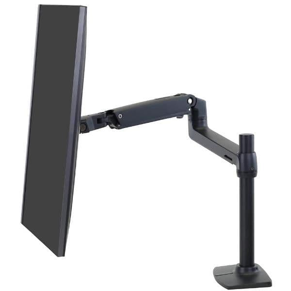 Ergotron LX Monitor Arm com Coluna Alta Preto 13" a 34"