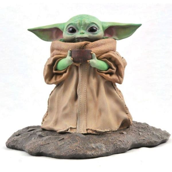 Gentle Giant Star Wars the Mandalorian Estátua Premier Collection 1/2 the Child (soup) 17 cm